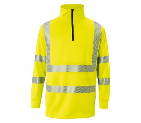 Warnschutz KÜBLER REFLECTIQ Zip-Sweatshirt | PSA 2 | KÜ5046